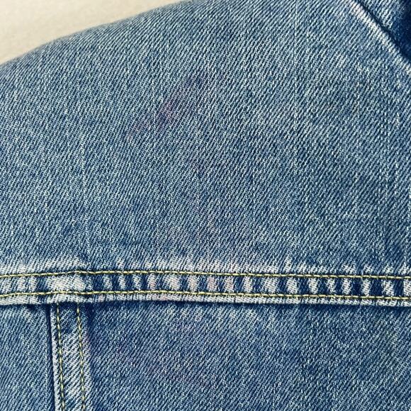 Tommy Jeans Denim Jacket Women's Size Large 100% Cotton GInny Jacket VIntage - Picture 6 of 12